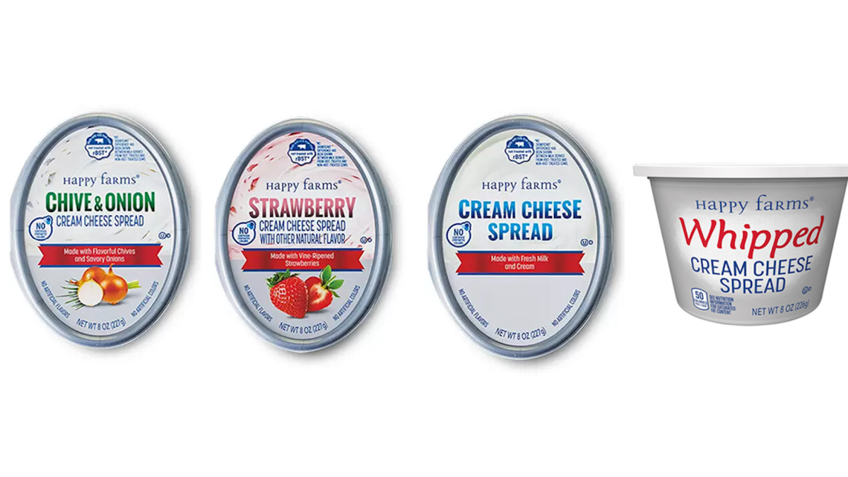 Aldi recalls Happy Farms cream cheese spreads over salmonella risk NBC Los Angeles